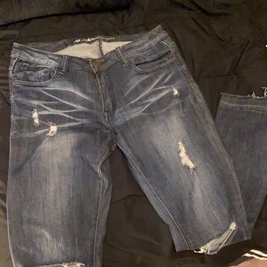 Machine brand distressed skinny jeans size 11/31